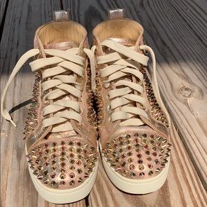 High top Christian Louboutin Sneakers. Gently worn